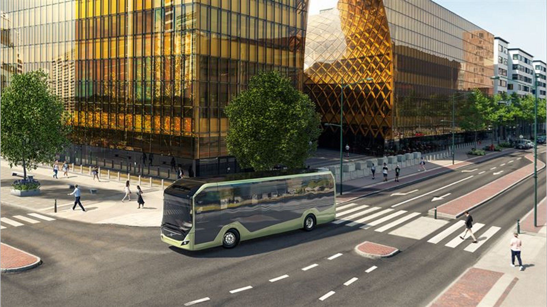 Το νέο ηλεκτρικό λεωφορείο της Volvo!
