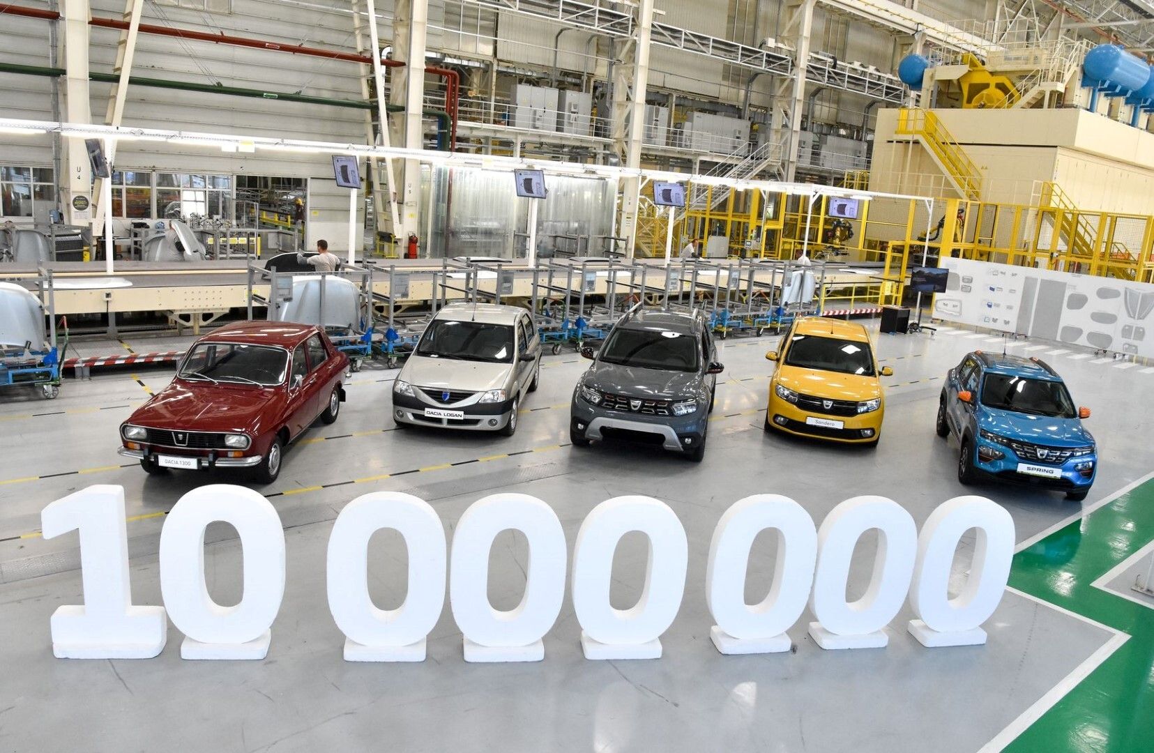 Η Dacia γιορτάζει τα 10.000.000 αυτοκίνητα!
