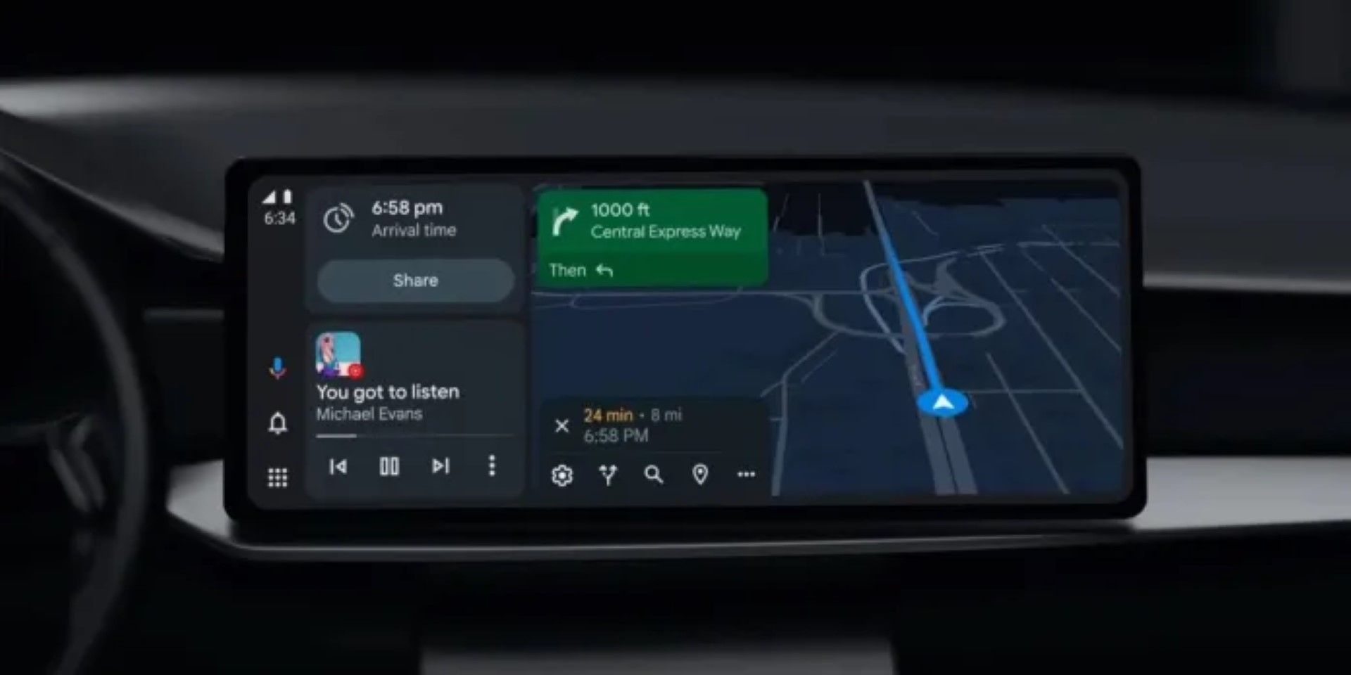 Google: Το Android Auto με λειτουργία split-screen!