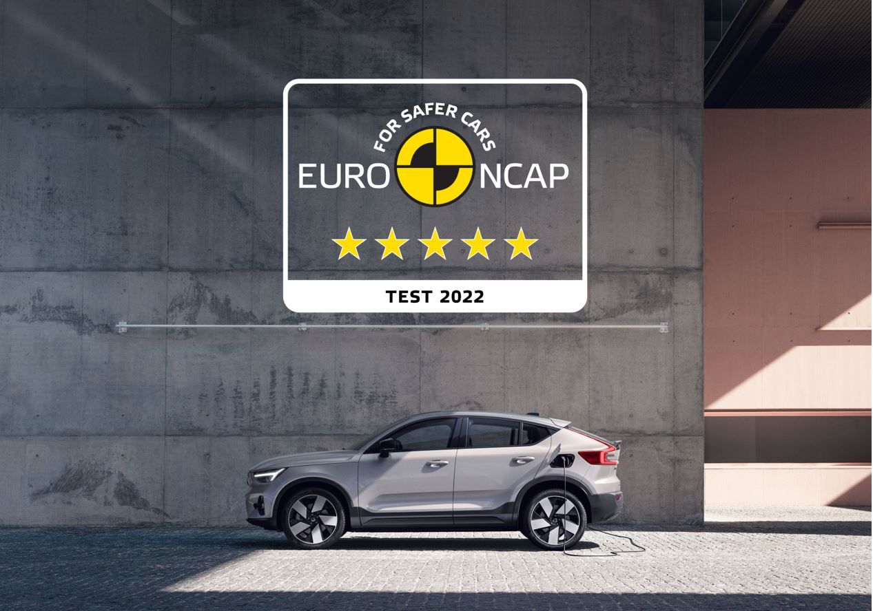 Πεντάστερο το ηλεκτρικό Volvo C40 Recharge στο Euro NCAP