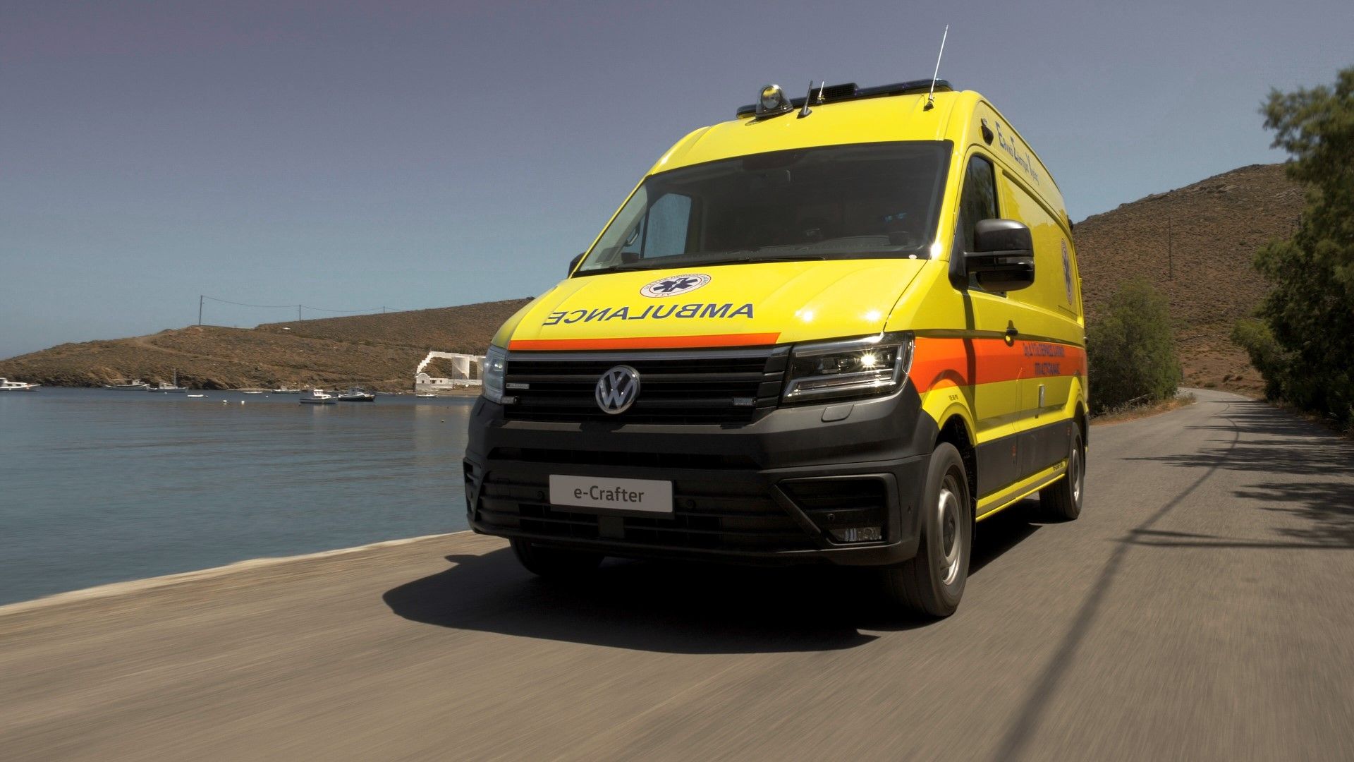 Volkswagen e-Crafter: Ηλεκτρικό ασθενοφόρο στην Αστυπάλαια