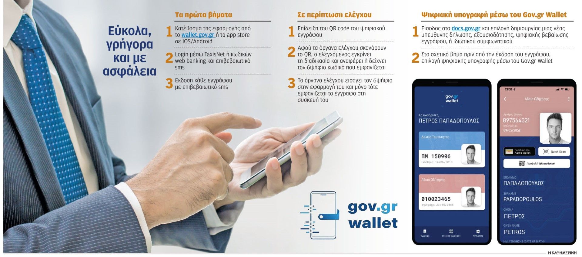 Gov.gr Wallet: Όσα πρέπει να ξέρετε για την νέα εφαρμογή