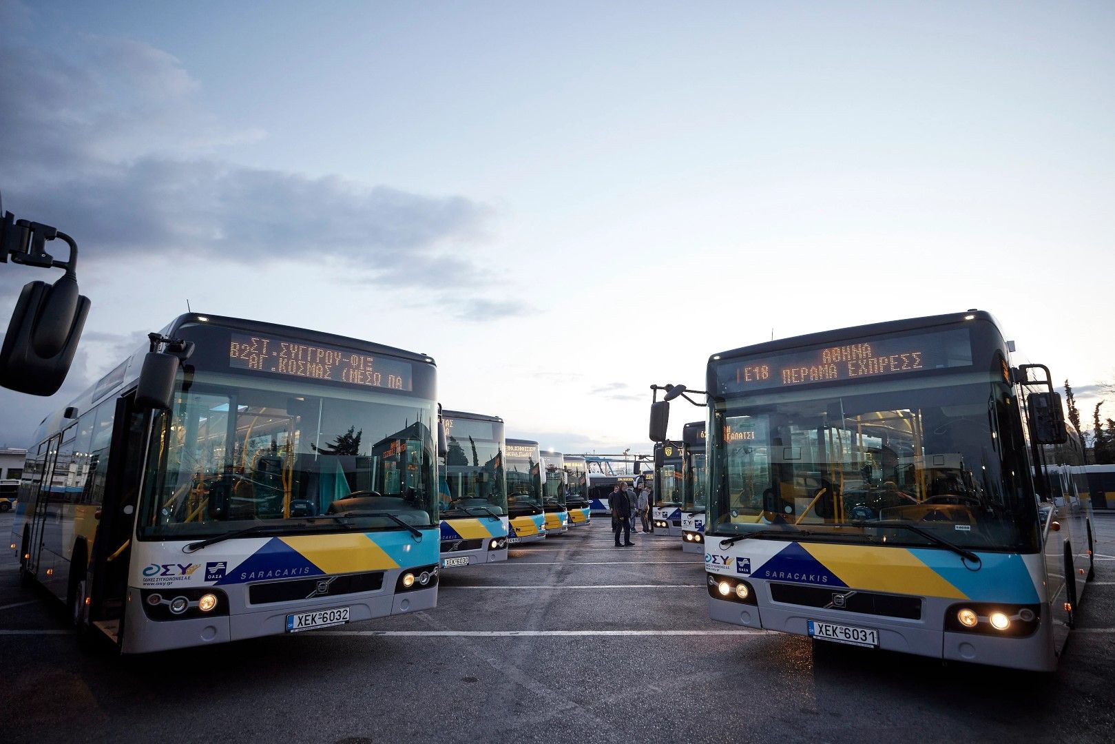 Αθήνα: 1.200 λεωφορεία «λένε όχι» στον κορωνοϊό!