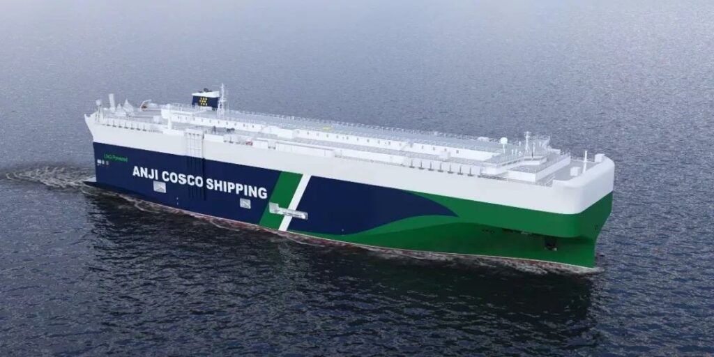 Αυτό είναι το LNG πλοίο που μεταφέρει αυτοκίνητα