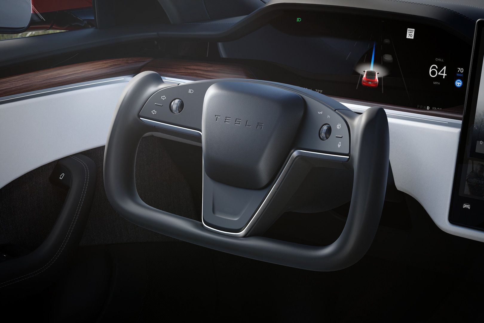Tesla: Το τιμόνι Yoke... ξεφλουδίζει!