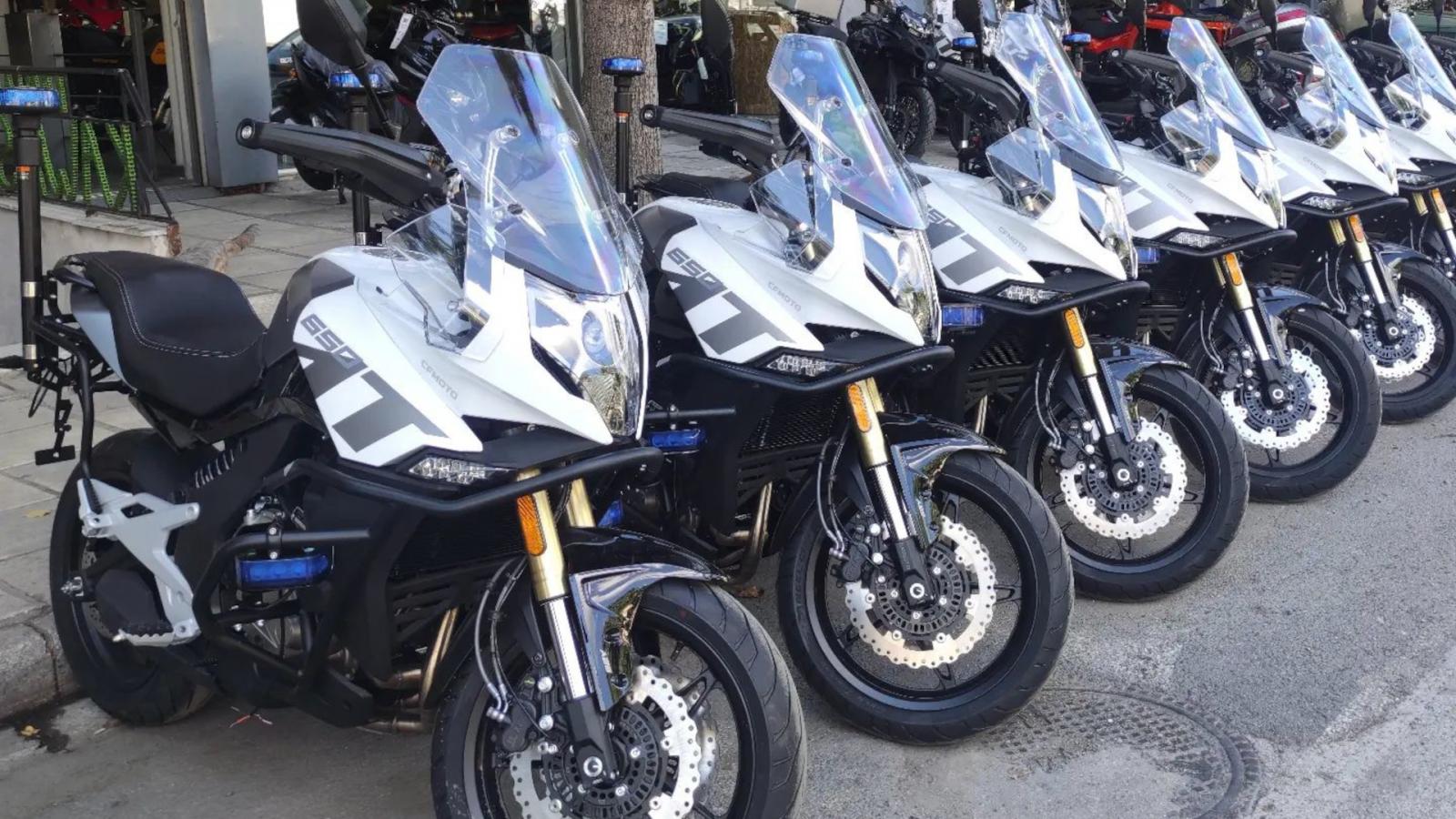 Η Ελληνική Αστυνομία παραλαμβάνει κινέζικες μοτοσικλέτες!