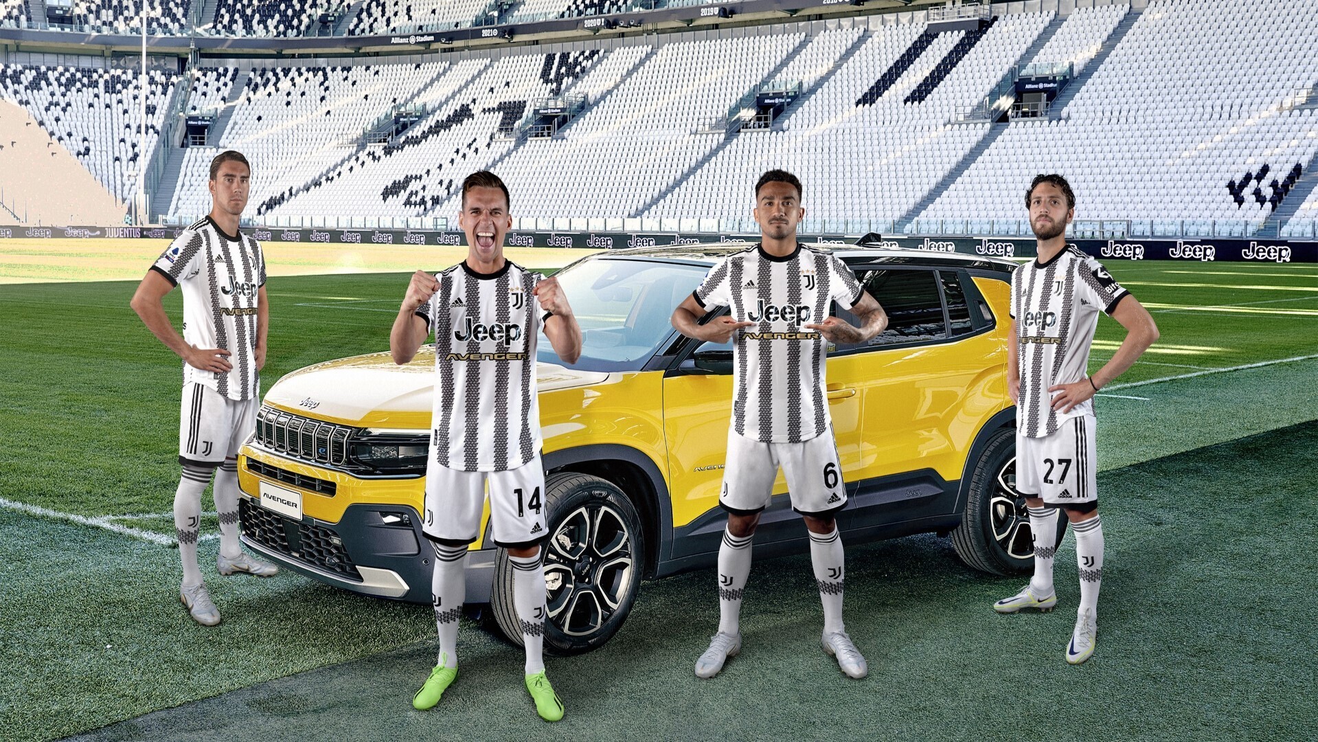 Το νέο Jeep Avenger στην εμφάνιση της Juventus