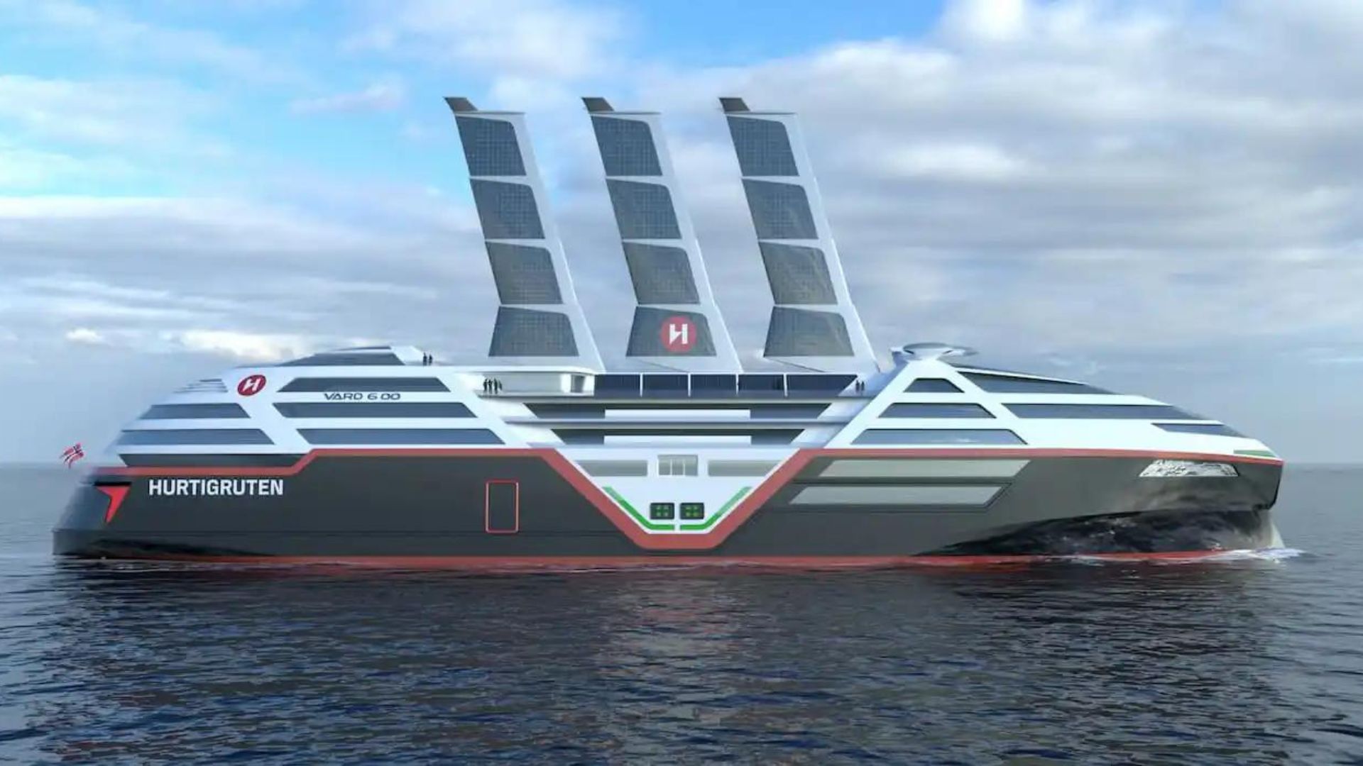Hurtigruten Sea Zero: Ηλεκτρικό σκάφος… σκεπασμένο με φωτοβολταϊκά