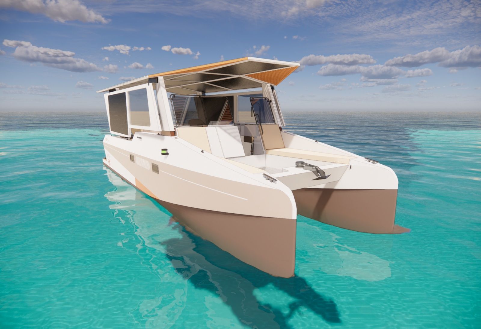 To Millikan Boats M9 κινείται αυστηρά με ηλιακή ενέργεια