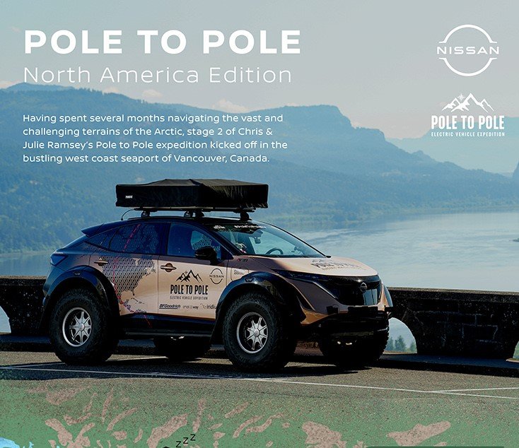 Nissan Ariya Pole to Pole: Αποχαιρετώντας τη Β. Αμερική