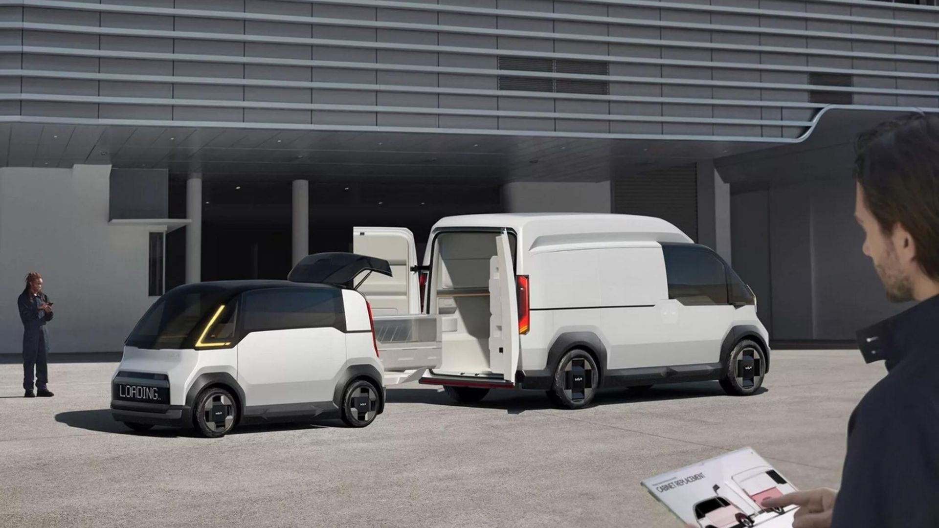 KIA: Ηλεκτρικά vans με εναλλάξιμα αμαξώματα
