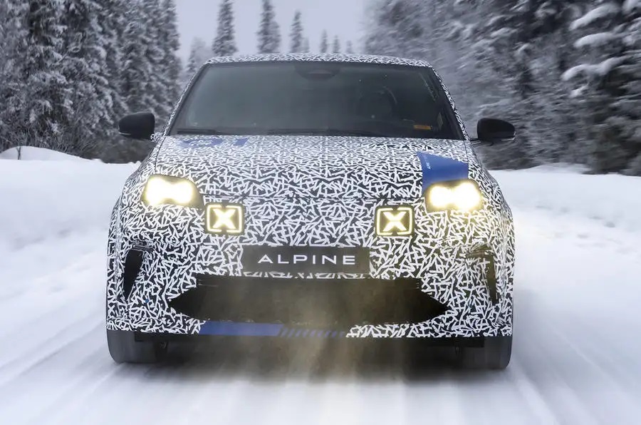 Το Alpine A290 δοκιμάζεται στα χίονια!