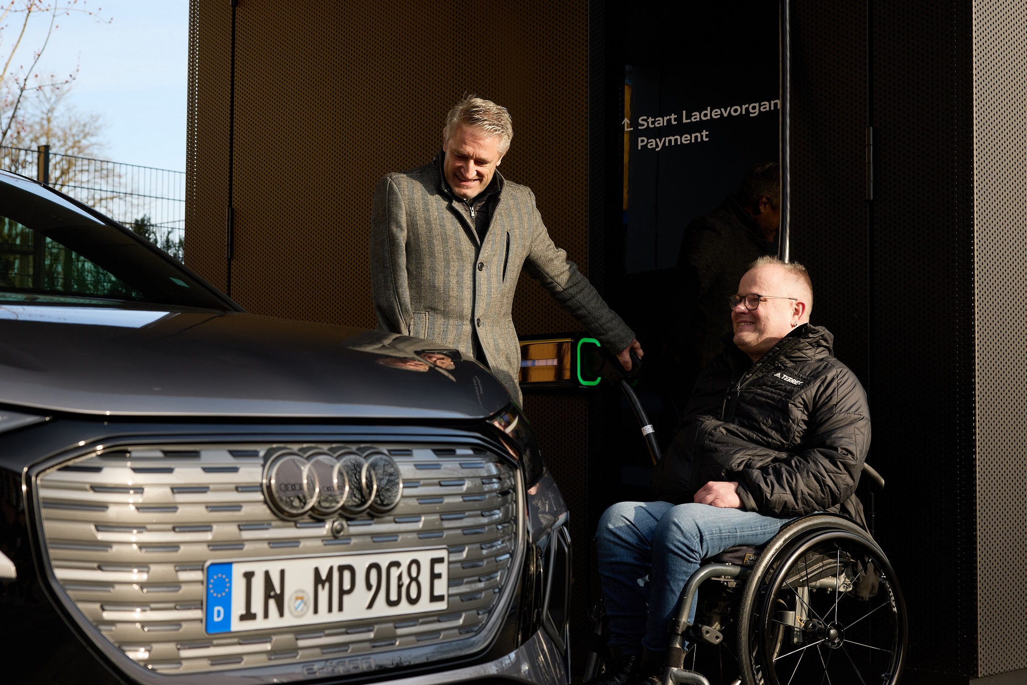 Audi: Προσβάσιμος κόμβος φόρτισης στη Φρανκφούρτη