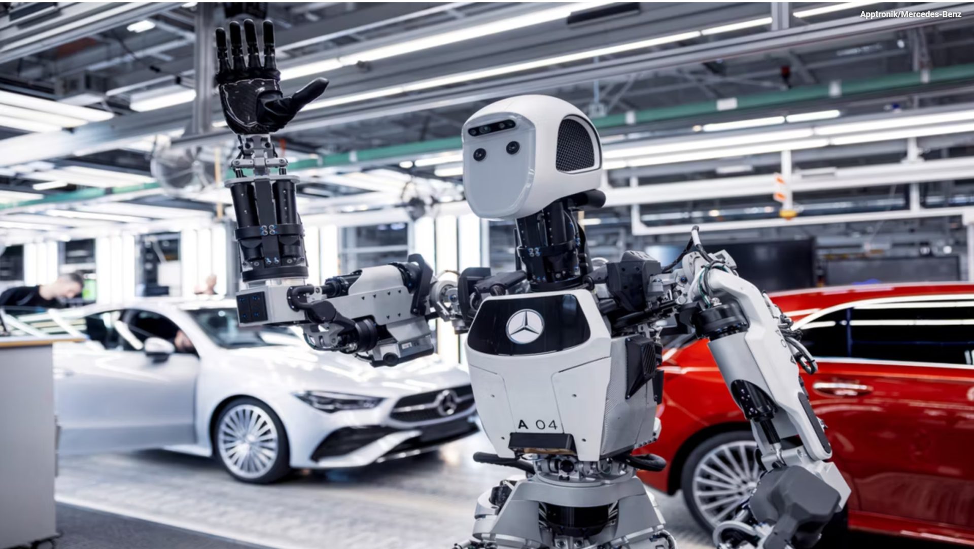 Mercedes κατασκευασμένα από ανθρωποειδή ρομπότ
