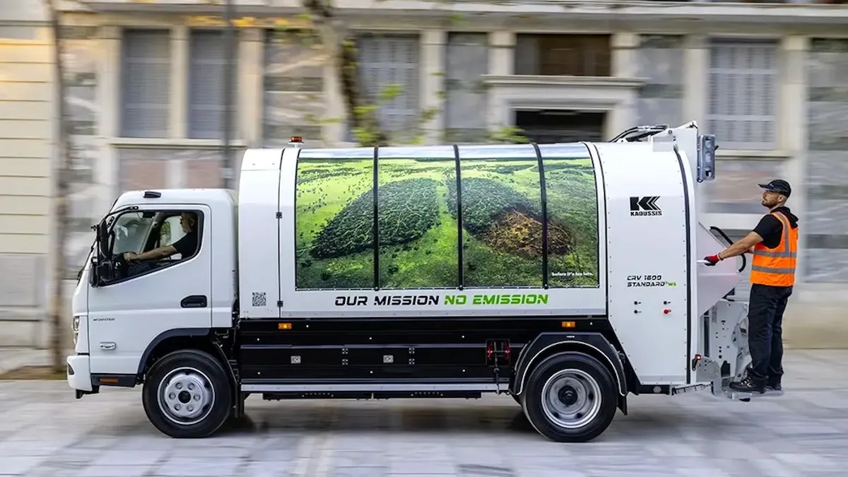 Η Mitsubishi Fuso εξάγει 89 ηλεκτρικά απορριμματοφόρα στην Ελλάδα