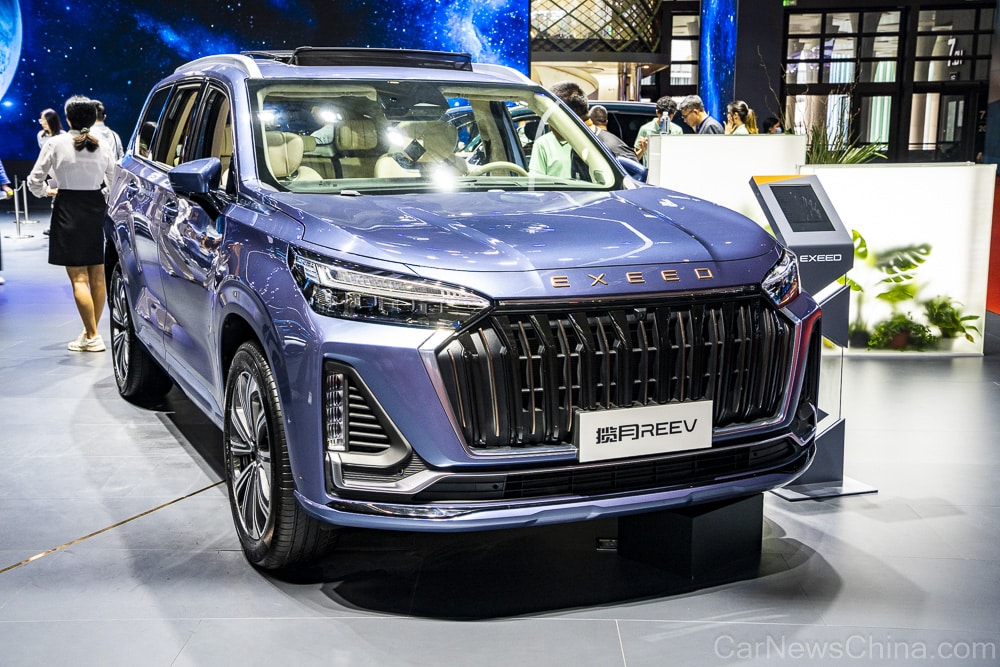 Η Chery λανσάρει το 7θέσιο Exeed VX, με 618 PS ηλεκτρική αυτονομία 143 χλμ 