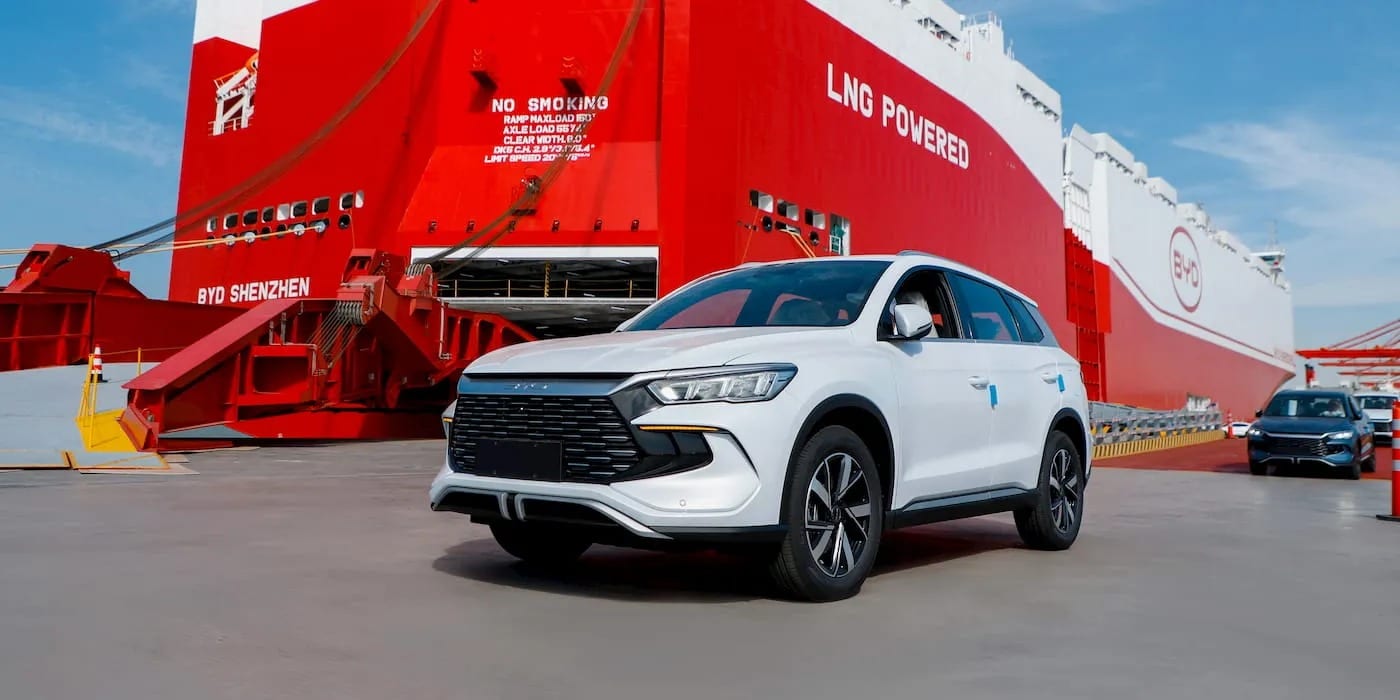 Παρθενικό ταξίδι στη Βραζιλία για το σούπερ «μεγαθήριο» πλοίο της BYD