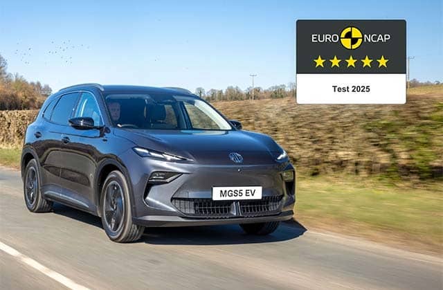 MGS5 EV: Το ηλεκτρικό SUV που «σάρωσε» στα τεστ ασφαλείας του Euro NCAP με 5 αστέρια!