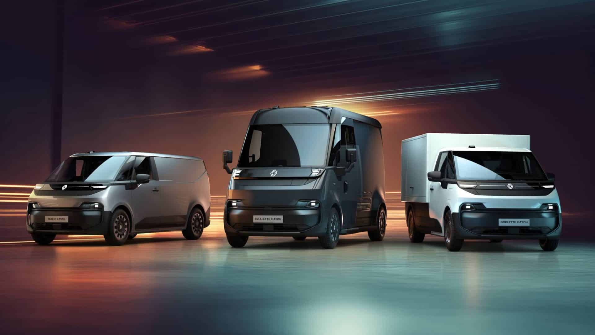 Trafic, Goelette, Estafette: Η Renault επαναπροσδιορίζει τα ηλεκτρικά LCVs