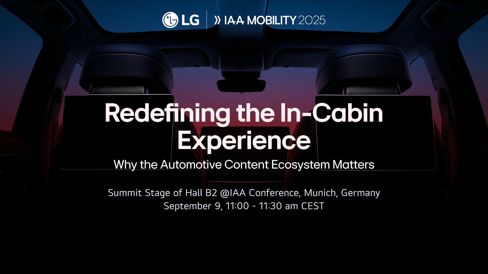Η LG Electronics στην IAA MOBILITY 2025