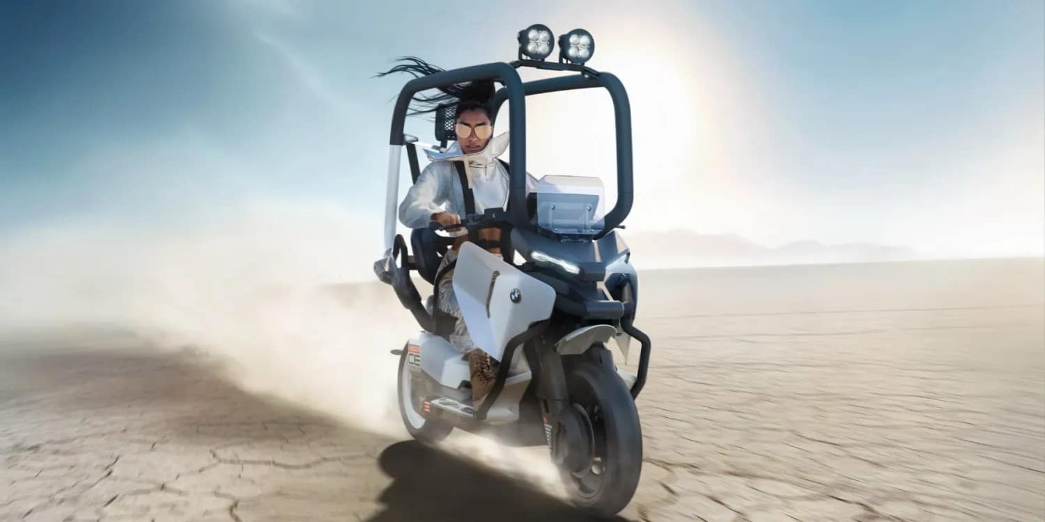 Η νέα, απίστευτη ηλεκτρική μοτοσικλέτα της BMW δεν χρειάζεται καν κράνος