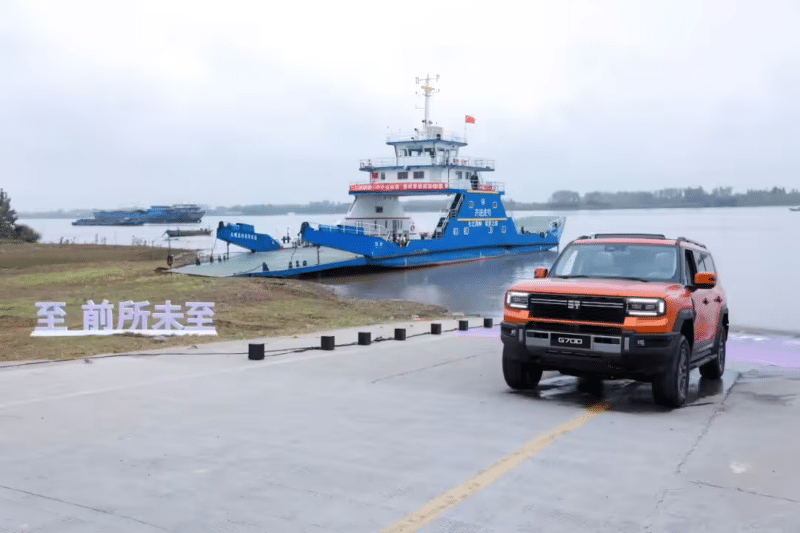 Το Jetour Zonghing G700 της Chery γίνεται το πρώτο SUV που διασχίζει ποταμό πλάτους 1,5 χιλιομέτρου <p data-wpview-marker=