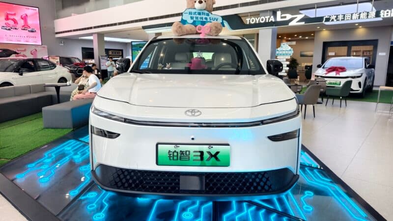 Ντεμπούτο στη Κίνα για το Toyota bZ3X - RHD