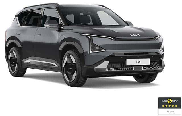 Kia EV5: «Σάρωσε» στα crash tests του Euro NCAP με 5 αστέρια!