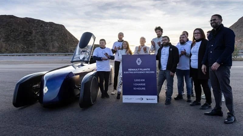 Ρεκόρ-σοκ από τη Renault: 1.000+ χλμ. με μία φόρτιση!