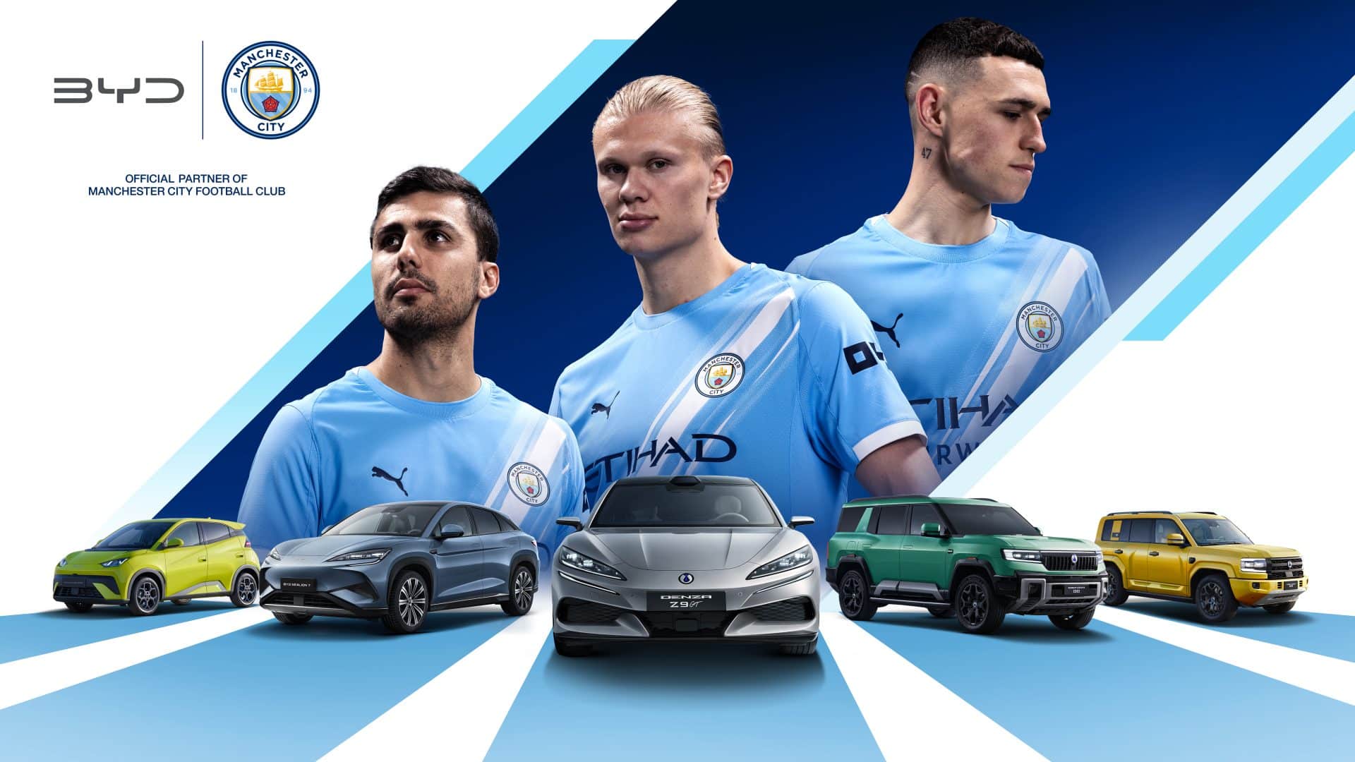 Η BYD σύναψε συμφωνία με την Manchester City
