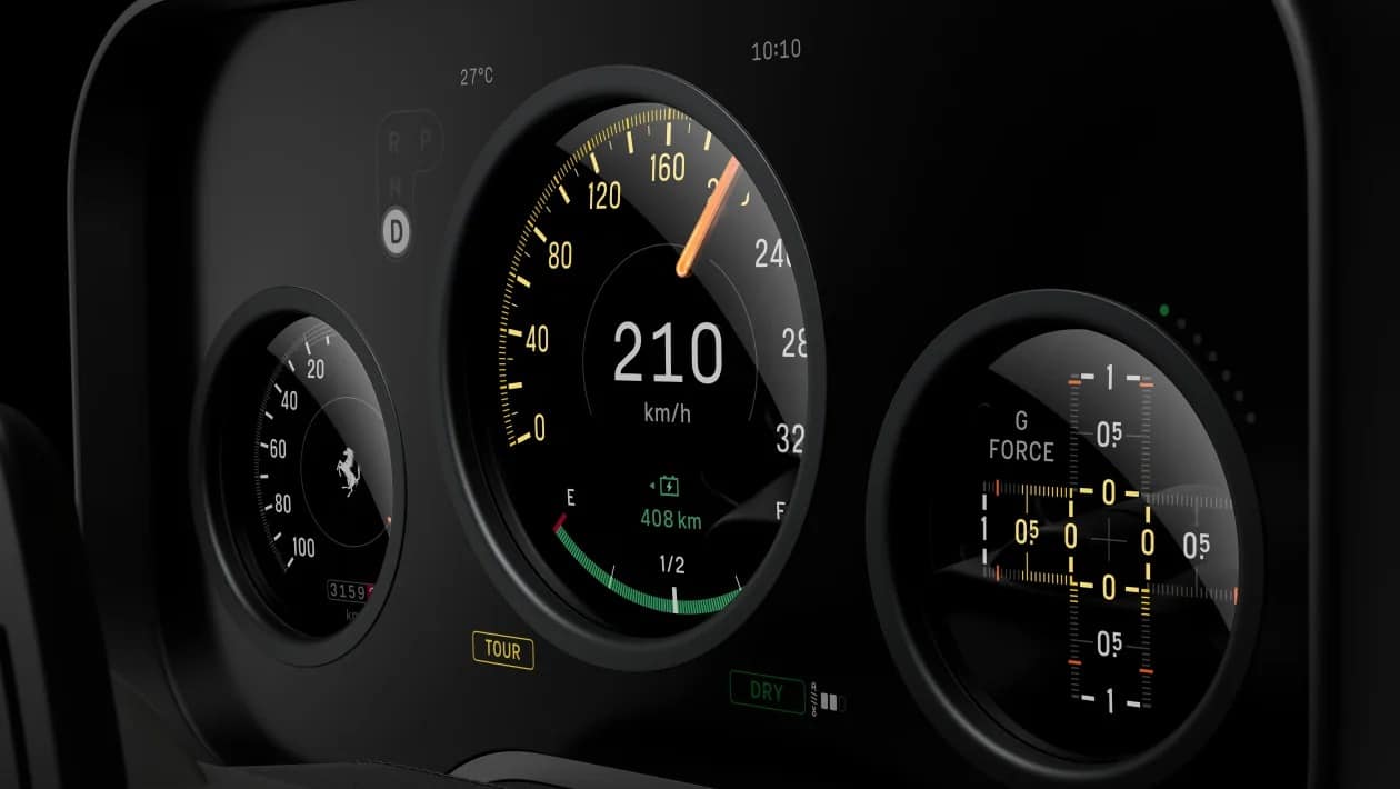 Πρώτες εικόνες από το εσωτερικό της νέας ηλεκτρικής Ferrari Luce