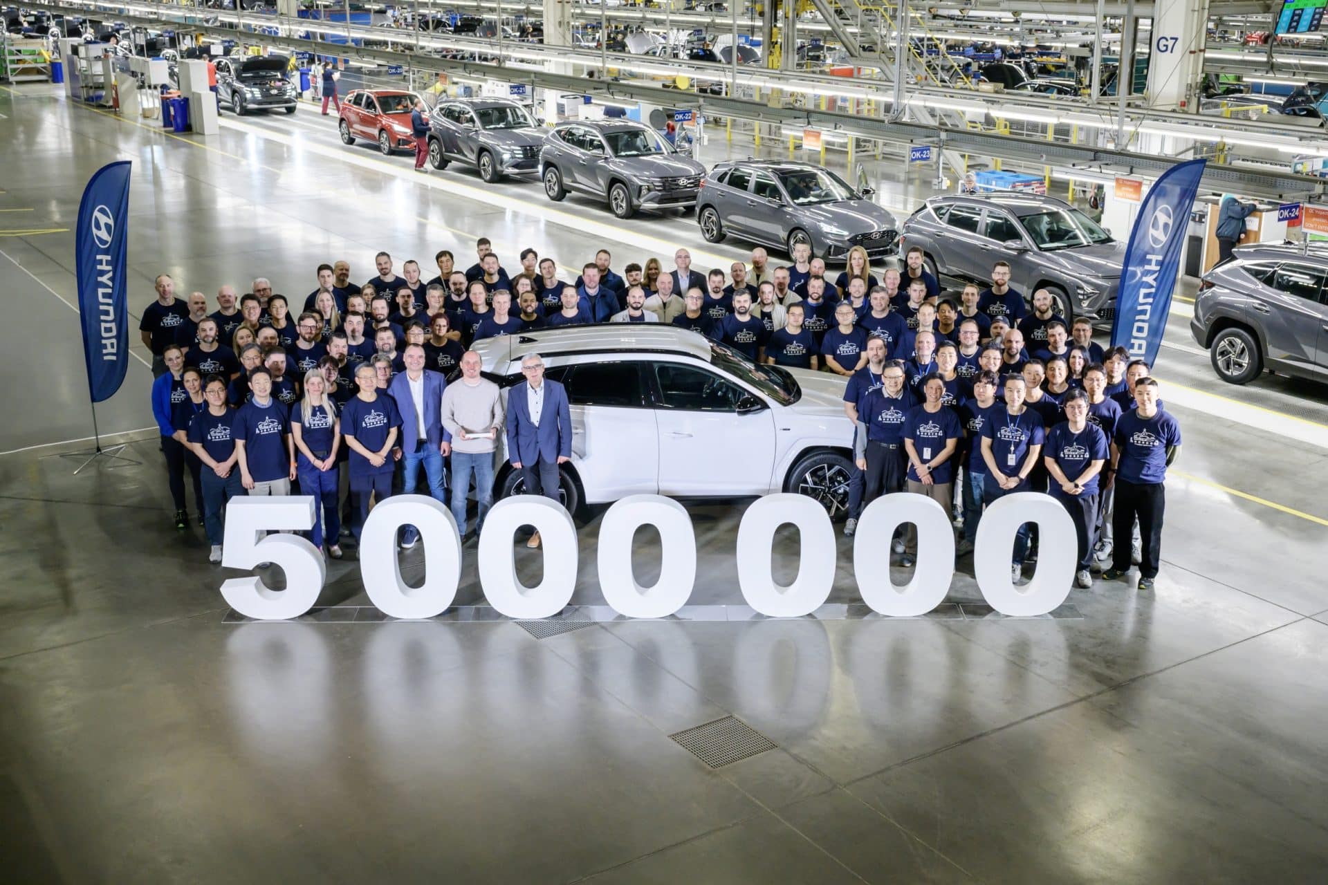 Η Hyundai παρήγαγε το υπ’ αριθμόν 5.000.000 όχημα στο εργοστάσιο της Τσεχίας