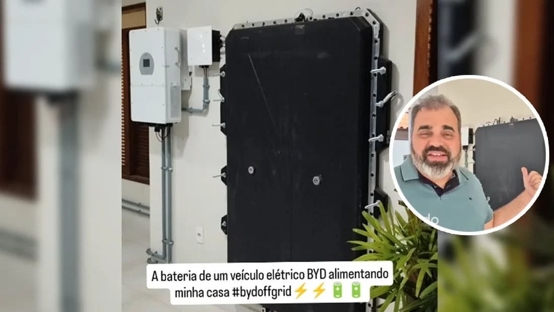 Έκανε το σπίτι του power bank με μπαταρίες αυτοκινήτου