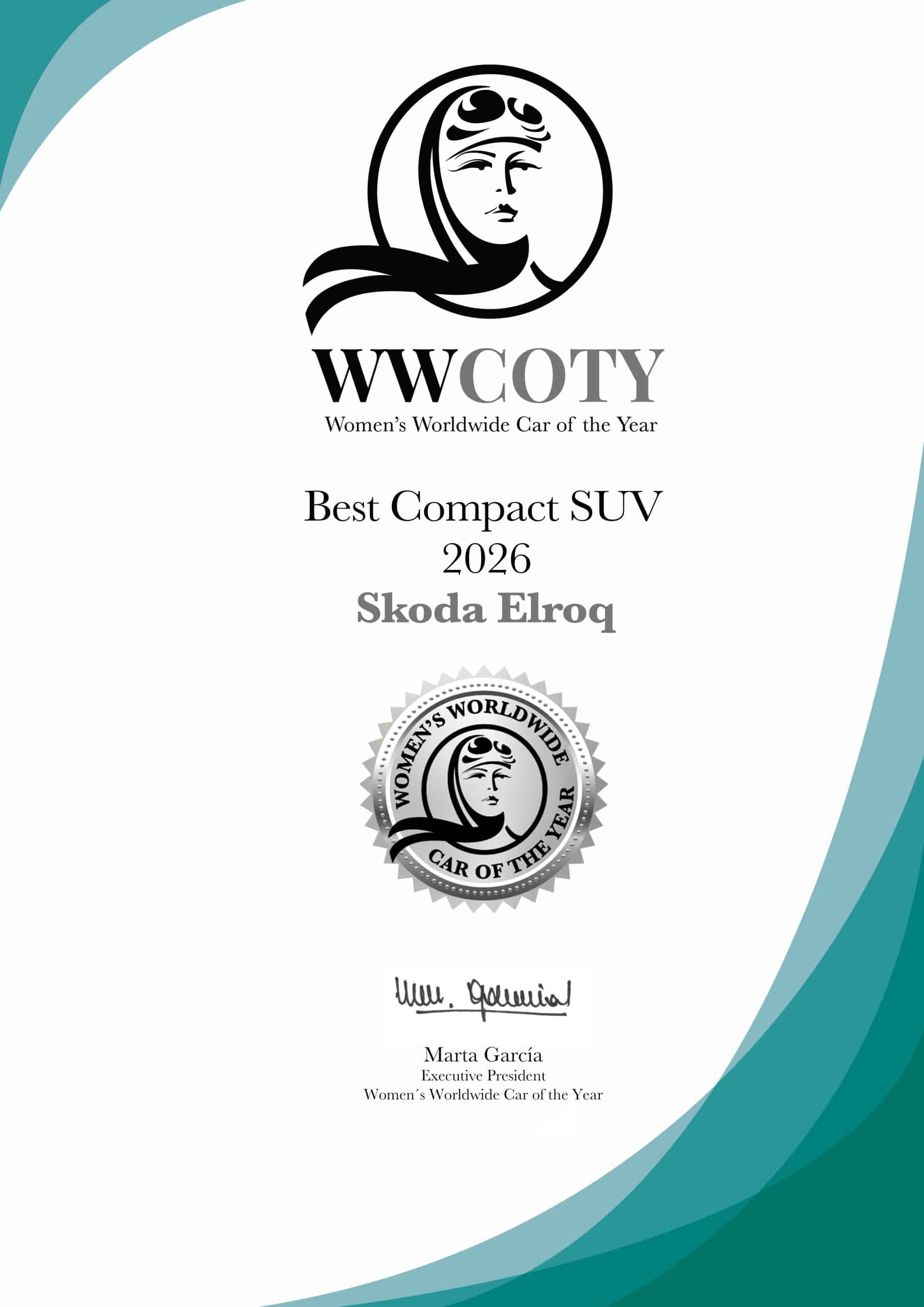 Skoda -Το Elroq “Best Compact SUV 2026” στo WWCOTY