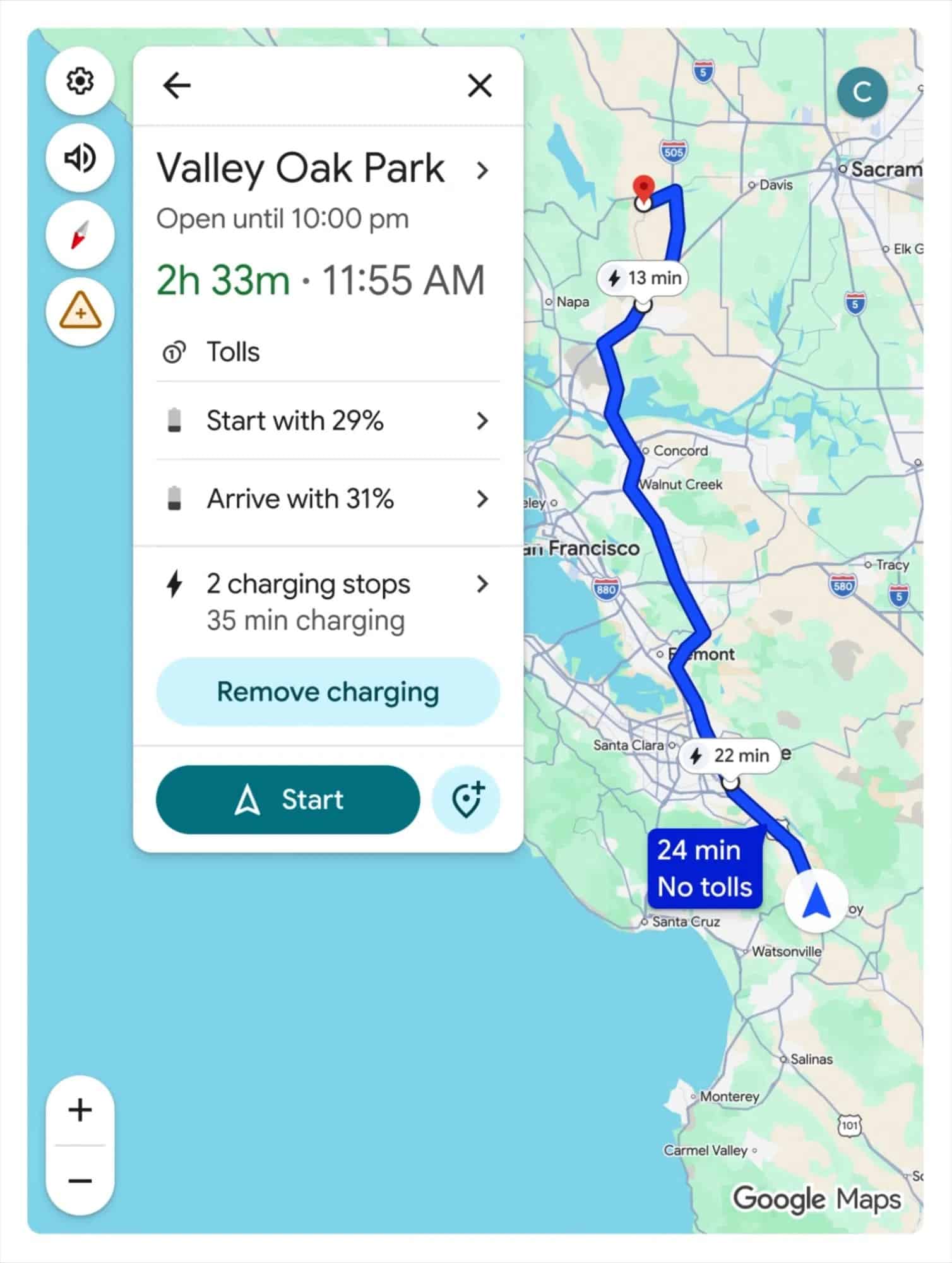 Το Google Maps ενσωματώνει μια νέα λειτουργία για ηλεκτρικά αυτοκίνητα