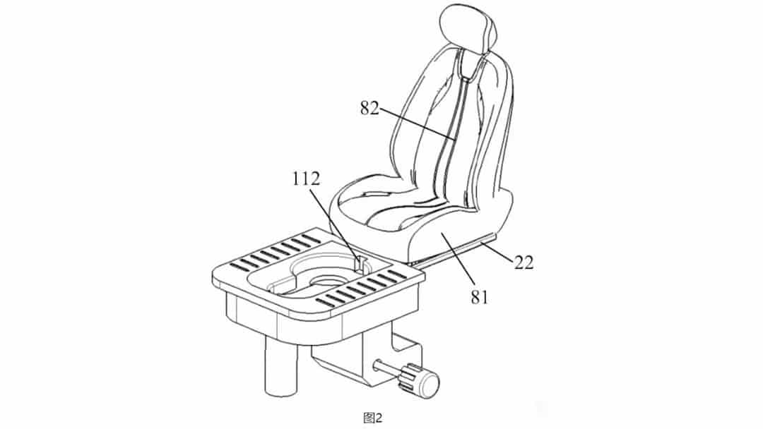 Τουαλέτα μέσα στο αυτοκίνητο; – Η Seres κατοχυρώνει πατέντα που σοκάρει