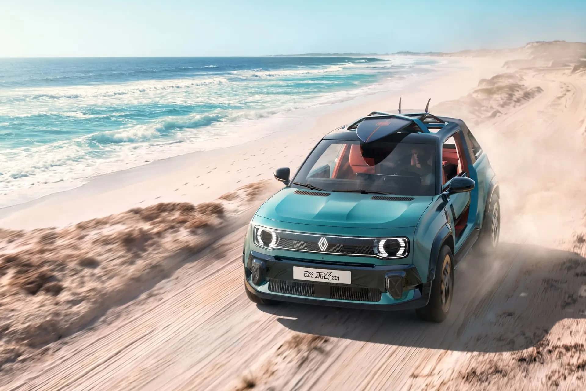 Αυτό το Renault δεν φτιάχτηκε για την πόλη, αλλά για παραλίες και χώμα