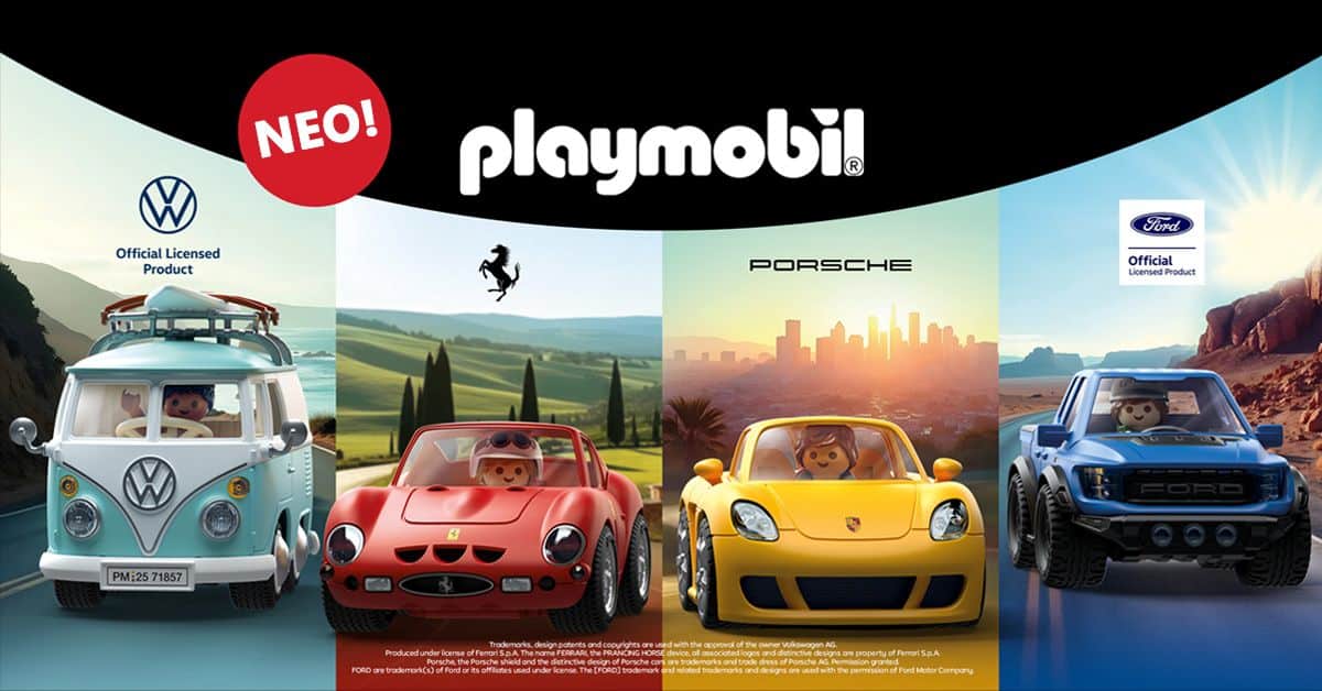 PLAYMOBIL Collector Cars: Τέσσερα εμβληματικά συλλεκτικά οχήματα
