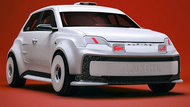 Η Alpine και η Lacoste παρουσιάζουν το μοναδικό A290 Rallye EV