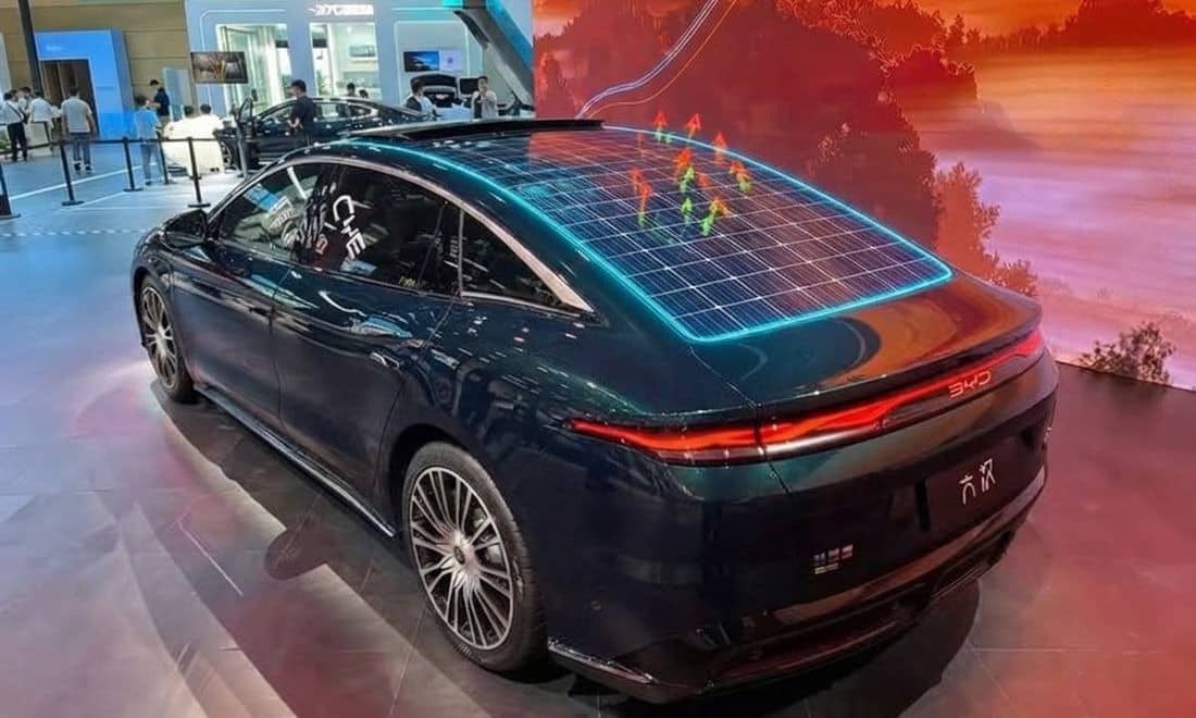 Η BYD ετοιμάζει ηλιακή οροφή που φορτίζει το ηλεκτρικό αυτοκίνητο