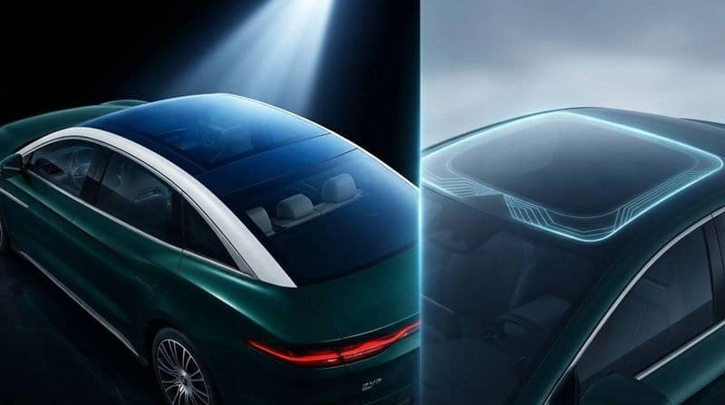 Η BYD ετοιμάζει ηλιακή οροφή που φορτίζει το ηλεκτρικό αυτοκίνητο