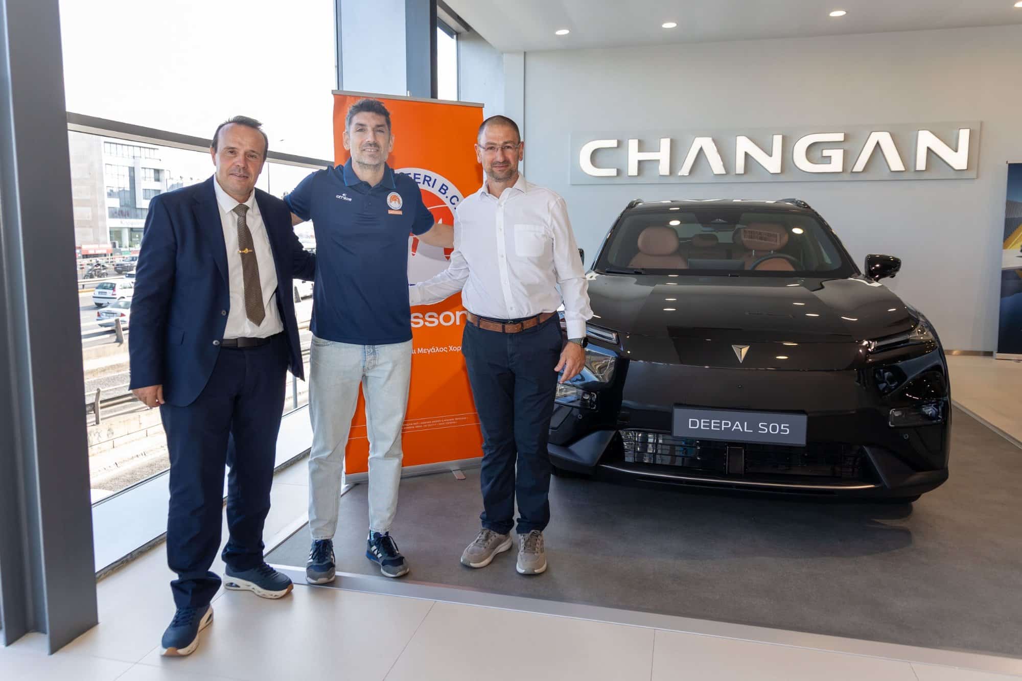 Νέα χορηγική συνεργασία της CHANGAN και της Βελμάρ  με την ΚΑΕ Περιστέρι Betsson