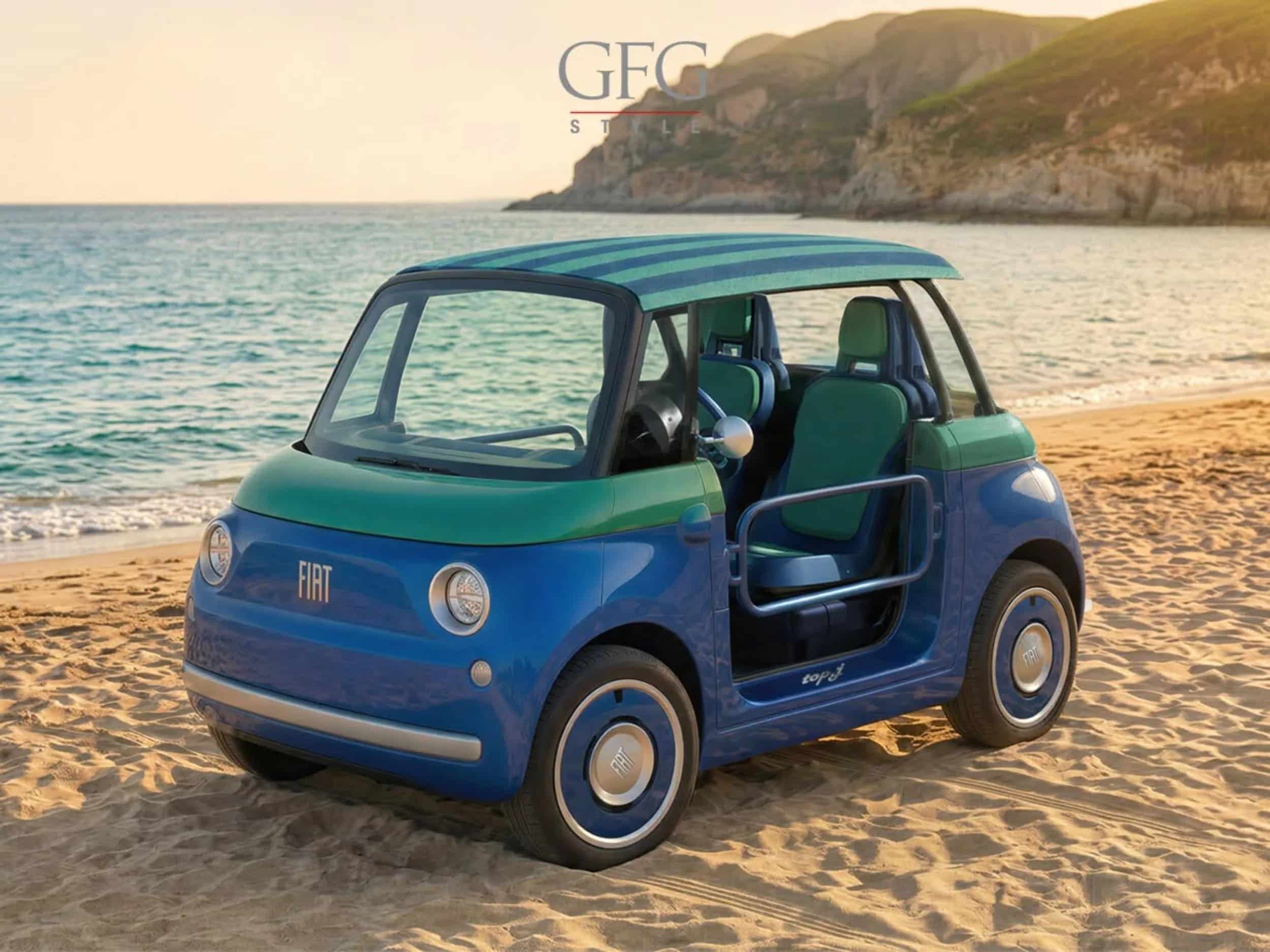 Αυτό το Topolino φαντάζει αποτίει φόρο τιμής στην Porsche του James Dean.