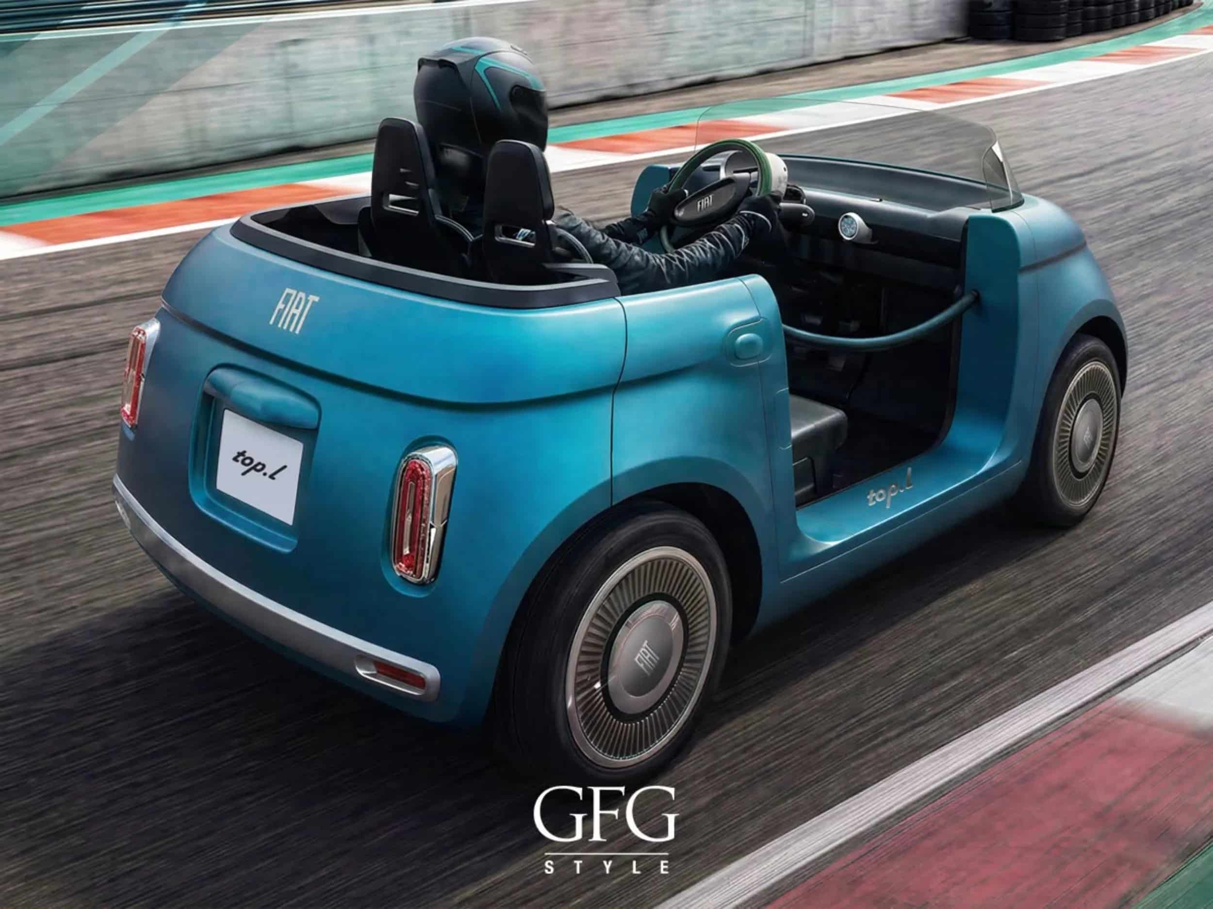 Αυτό το Topolino φαντάζει αποτίει φόρο τιμής στην Porsche του James Dean.