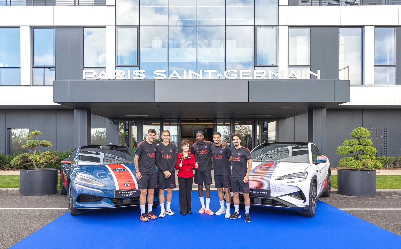 Η BYD Επίσημος Automotive Partner της Paris Saint-Germain