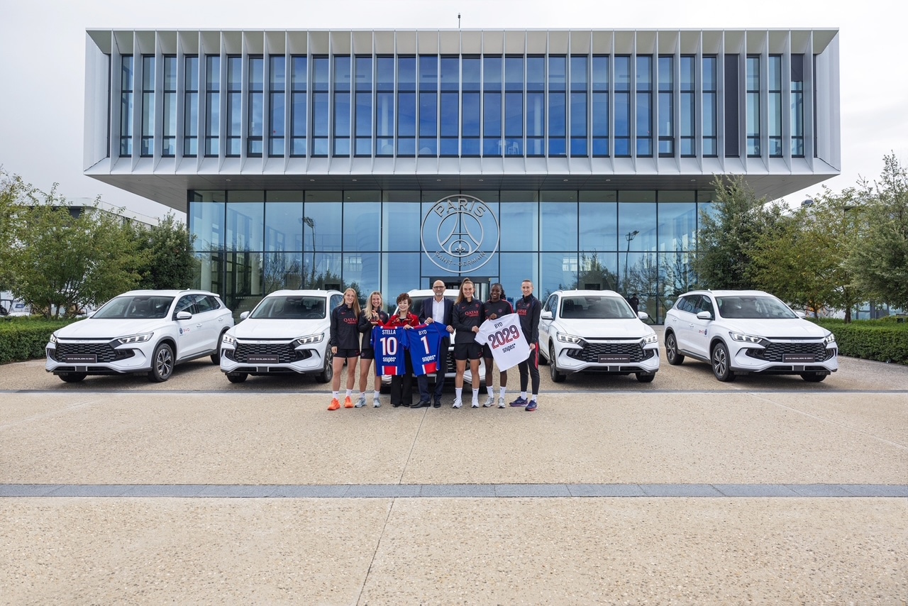 Η BYD Επίσημος Automotive Partner της Paris Saint-Germain