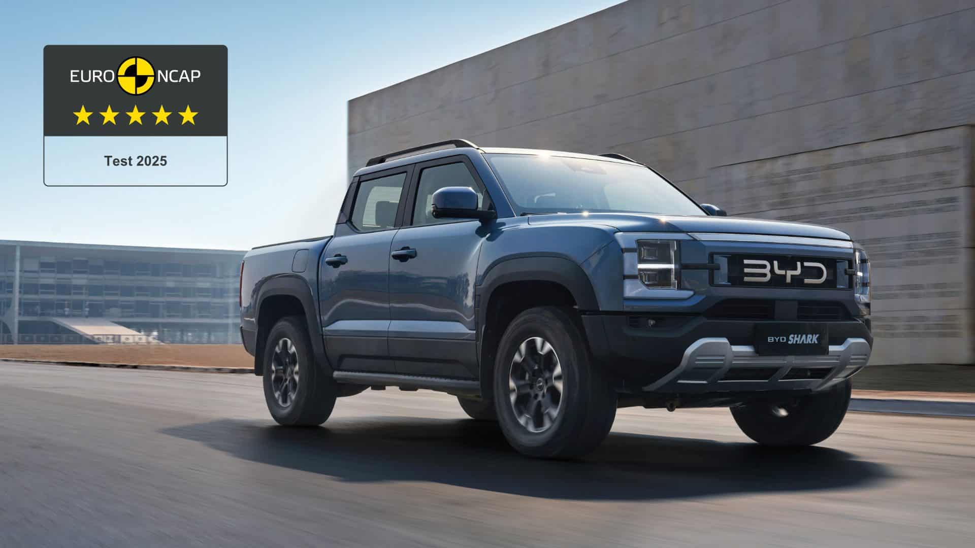 Το BYD SHARK απέσπασε πέντε αστέρια στην αξιολόγηση του Euro NCAP