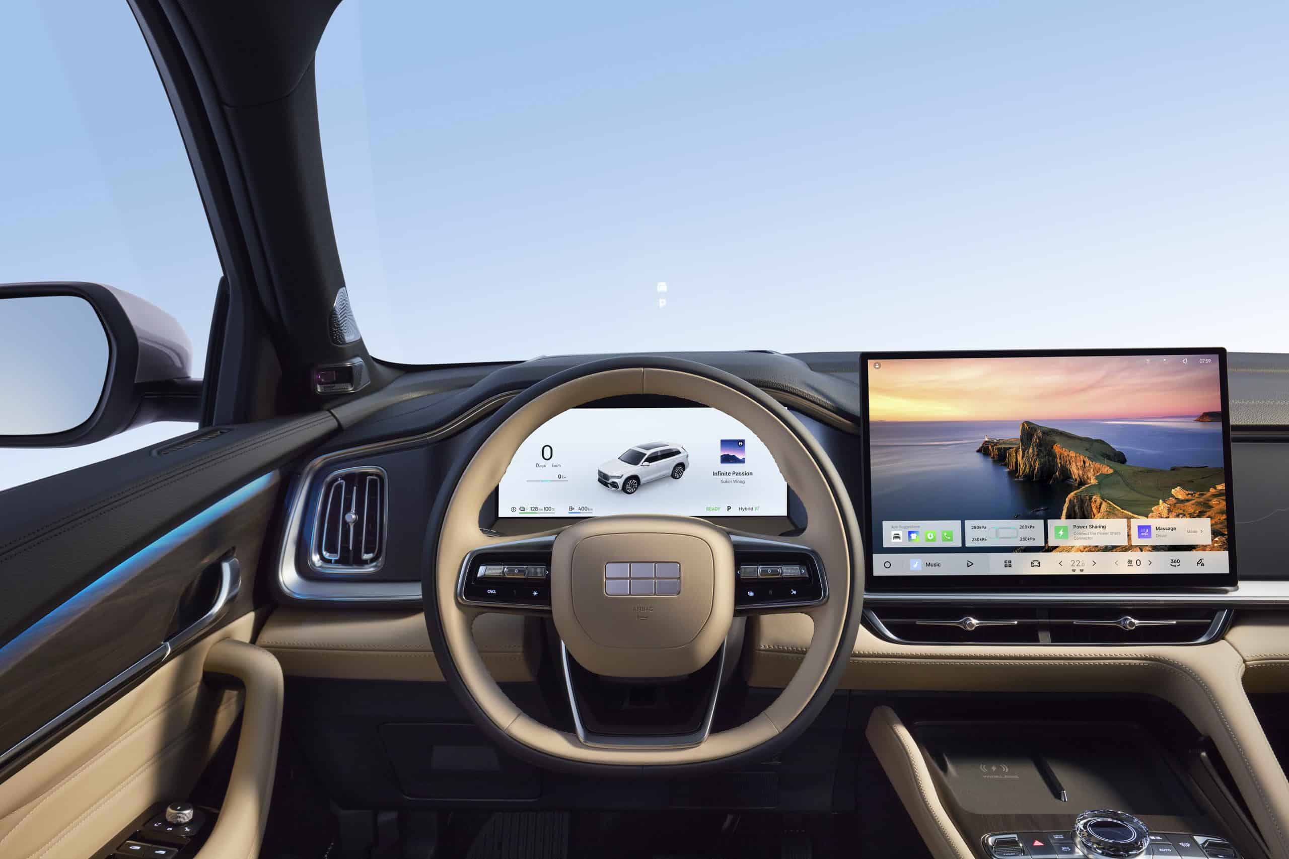 Το Geely Monjaro EM-i πραγματοποιεί την ευρωπαϊκή του πρεμιέρα στο Σαλόνι Αυτοκινήτου του Παρισιού